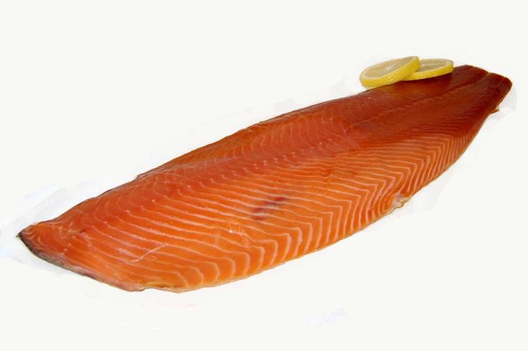 Smoked Salmon : Long Sliced